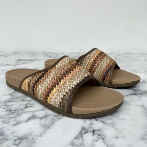 NWOT Woman’s Twisted X natural woven slide sandals size 9